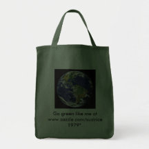 Le devenez écolo m'aiment sac en toile