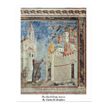 Le diable d'Arezzo par Giotto Di Bondone affiches