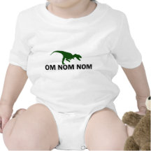 Le dinosaure Rawr de l'OM Nom Nom a faim Barboteuses