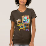 Le dragon d'or peint votre chemise de modèle de po t-shirt