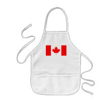 Le drapeau canadien badine le tablier
