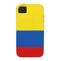 Le drapeau de la Colombie Coque Case-Mate iPhone 4