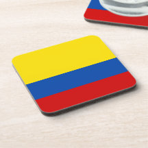 Le drapeau de la Colombie Sous-bock