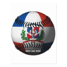 Le drapeau de la République Dominicaine a couvert  Carte Postale