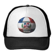 Le drapeau de la République Dominicaine a couvert  Casquette De Camionneur