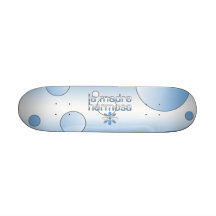 Le drapeau de Madre Hermosa Argentine de La colore Skateboard