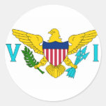 Le drapeau des Îles Vierges américaines Autocollants