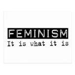 Le féminisme il est carte postale