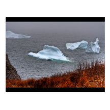 Le feu et glace carte postale