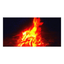 Le feu photocartes personnalisées