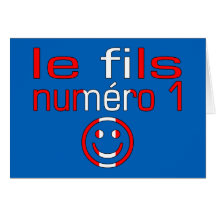 Le fils Numéro 1 - numéro 1 Canadien de fils Carte De Vœux