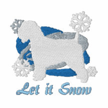 Le flocon de neige Terrier blond comme les blés a 