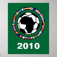 Le football 2010 affiche