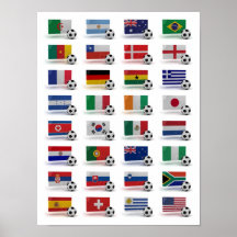 Le football 2010 affiches