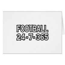 Le football 24-7-365 cartes de vœux