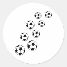 Le football adhésifs ronds