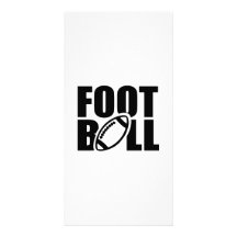 Le football cartes de vœux avec photo