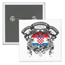 Le football Croatie Badges Avec Agrafe