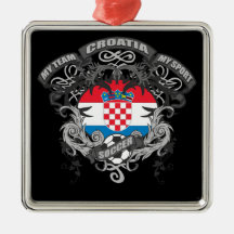 Le football Croatie Ornements