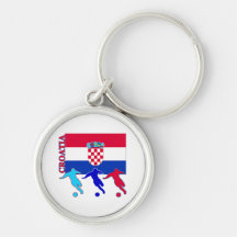 Le football Croatie Porte-clefs