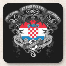 Le football Croatie Sous-bock