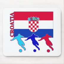 Le football Croatie Tapis De Souris