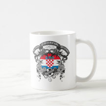 Le football Croatie Tasse