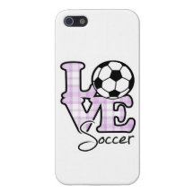 Le football d'amour coques iPhone 5