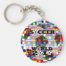 Le football de coupe du monde Keychain 2010 Porte-clés
