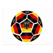 Le football de l'Allemagne Carte Postale