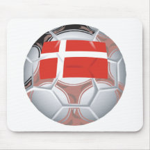 Le football du Danemark Tapis De Souris