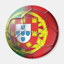 Le football du Portugal Magnets Pour Réfrigérateur