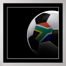 Le football en Afrique du Sud - AFFICHE