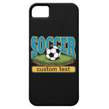 Le football fait sur commande étuis iPhone 5