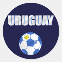 Le football frais de boule de l'Uruguay évente l'a Autocollants