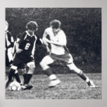 Le football noir et blanc affiches