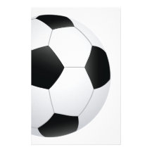 le football papier à lettre personnalisé