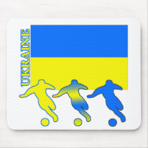 Le football Ukraine Tapis De Souris