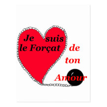LE FORçAT DE L'AMOUR 1.PNG Carte Postale