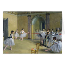 Le foyer de danse cartes