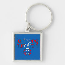 Le Frère Numéro 1 - Number 1 Brother in Canadian Key Chains