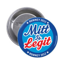 Le gant est pièce de théâtre Romney 2012 Pin's