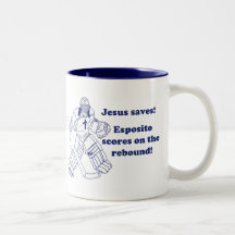 Le GARDIEN DE BUT JÉSUS SAUVE la tasse