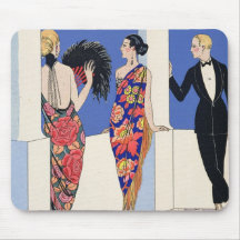 Le goût de Shawls, 1922 (copie de pochoir) Tapis De Souris