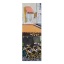 Le Grand Cafe Fontainebleau skinny bookmark Business Card Template