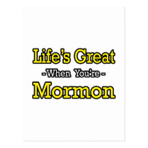 Le grand… mormon de la vie carte postale
