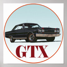 Le GTX noir Affiche