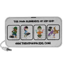 Le hip hop badine le haut-parleur portatif