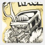 le hot rod veulent emballer l'oldschool de bande d autocollants