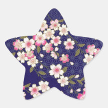 Le Japon, Sakura, kimono, origami, Chiyogami, fleu Autocollant